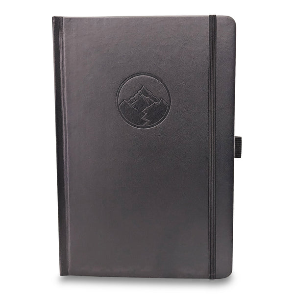 Black Vegan Leather Journal