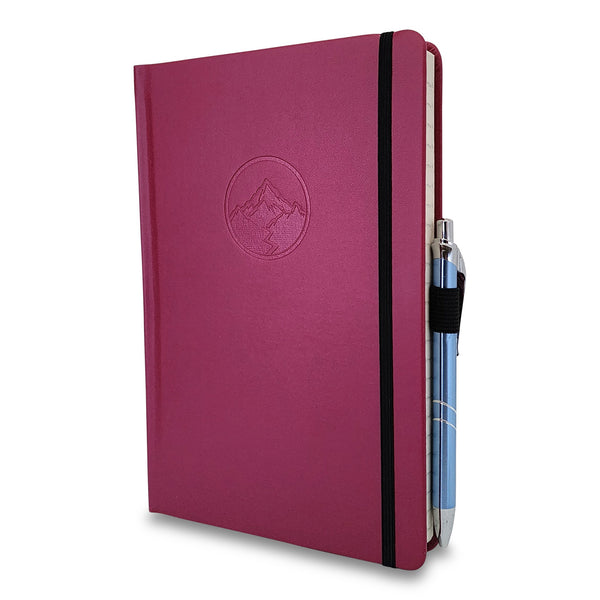 Red Vegan Leather Journal